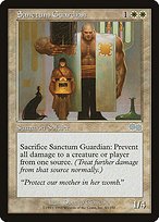 Matte Finish Urza's Saga Sanctum Guardian ( #43 )