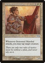 Matte Finish Urza's Saga Seasoned Marshal ( #44 )