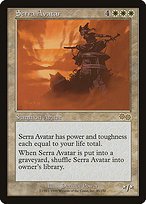 Matte Finish Urza's Saga Serra Avatar ( #45 )