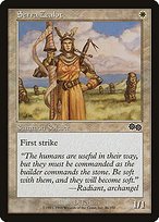 Matte Finish Urza's Saga Serra Zealot ( #46 )