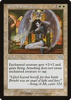 Matte Finish Urza's Saga Serra's Embrace ( #47 )