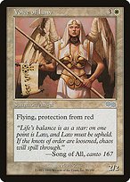 Matte Finish Urza's Saga Voice of Law ( #55 )