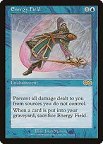 Matte Finish Urza's Saga Energy Field ( #73 )