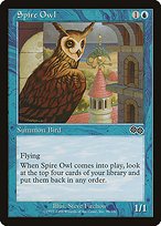 Matte Finish Urza's Saga Spire Owl ( #98 )