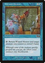 Matte Finish Urza's Saga Wizard Mentor ( #112 )