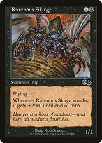 Matte Finish Urza's Saga Ravenous Skirge ( #152 )