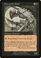 Matte Finish Urza's Saga Unworthy Dead ( #163 )
