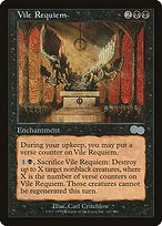 Matte Finish Urza's Saga Vile Requiem ( #167 )