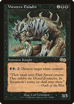 Matte Finish Urza's Saga Western Paladin ( #168 )