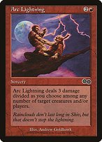 Matte Finish Urza's Saga Arc Lightning ( #174 )