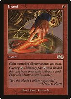 Matte Finish Urza's Saga Brand ( #176 )