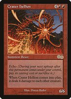 Matte Finish Urza's Saga Crater Hellion ( #179 )