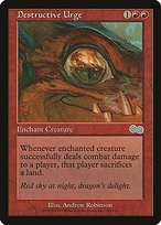 Matte Finish Urza's Saga Destructive Urge ( #180 )