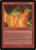 Matte Finish Urza's Saga Fiery Mantle ( #186 )