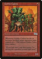 Matte Finish Urza's Saga Goblin Cadets ( #189 )