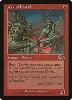 Matte Finish Urza's Saga Goblin Patrol ( #193 )