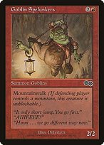 Matte Finish Urza's Saga Goblin Spelunkers ( #195 )