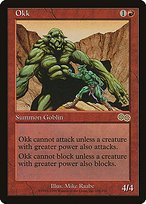 Matte Finish Urza's Saga Okk ( #204 )