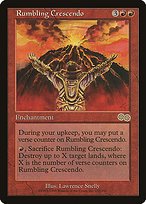 Matte Finish Urza's Saga Rumbling Crescendo ( #210 )