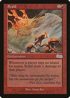 Matte Finish Urza's Saga Scald ( #211 )