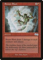 Matte Finish Urza's Saga Steam Blast ( #219 )