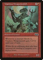 Matte Finish Urza's Saga Viashino Weaponsmith ( #226 )