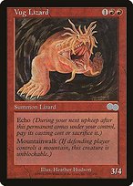 Matte Finish Urza's Saga Vug Lizard ( #227 )