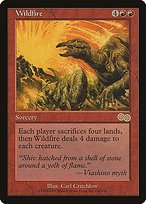 Matte Finish Urza's Saga Wildfire ( #228 )