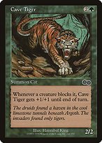 Matte Finish Urza's Saga Cave Tiger ( #241 )