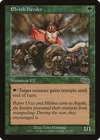 Matte Finish Urza's Saga Elvish Herder ( #247 )