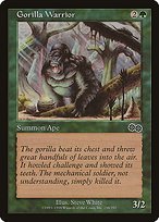 Matte Finish Urza's Saga Gorilla Warrior ( #256 )