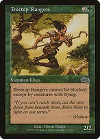 Matte Finish Urza's Saga Treetop Rangers ( #279 )