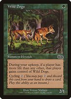 Matte Finish Urza's Saga Wild Dogs ( #284 )