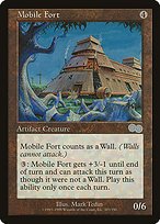 Matte Finish Urza's Saga Mobile Fort ( #303 )