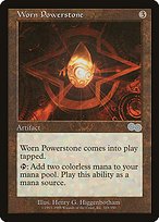 Matte Finish Urza's Saga Worn Powerstone ( #318 )