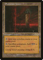 Matte Finish Urza's Saga Phyrexian Tower ( #322 )