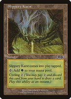Matte Finish Urza's Saga Slippery Karst ( #327 )