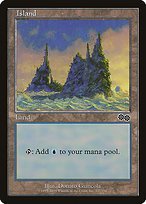 Matte Finish Urza's Saga Island ( #337 )