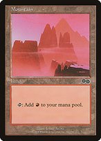 Matte Finish Urza's Saga Mountain ( #346 )