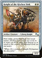 Matte Finish Unstable Knight of the Kitchen Sink ( #12 Variant e)