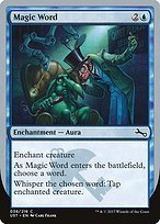 Matte Finish Unstable Magic Word ( #38 )