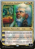 Matte Finish Unstable Urza, Academy Headmaster ( #136 )