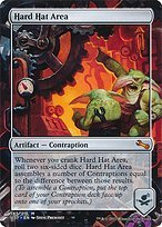 Matte Finish Unstable Hard Hat Area ( #187 )