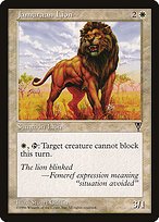Matte Finish Visions Jamuraan Lion ( #10 )