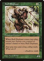 Matte Finish Visions Bull Elephant ( #101 )
