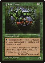 Matte Finish Visions Quirion Druid ( #116 )