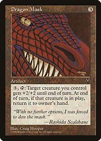 Matte Finish Visions Dragon Mask ( #144 )