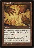 Matte Finish Visions Sisay's Ring ( #154 )