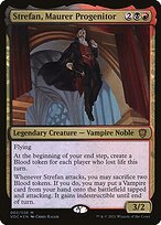 Matte Finish Crimson Vow Commander Strefan, Maurer Progenitor ( #2 )