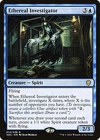 Matte Finish Crimson Vow Commander Ethereal Investigator ( #12 )